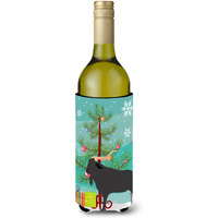 "Caroline's Treasures Verata Goat Christmas Decorative Bottle Hugger, 750ml, Multicolor"