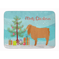"Caroline's Treasures American Lamancha Goat Christmas Floor Mat, 19"" x 27"", Multicolor"