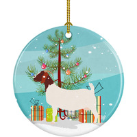 Caroline's Treasures Boer Goat Christmas Ceramic Ornament
