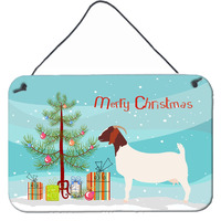 "Caroline's Treasures Boer Goat Christmas Metal Print, 8"" x 12"""