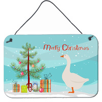 "Caroline's Treasures Embden Goose Christmas Metal Print, 8"" x 12"""