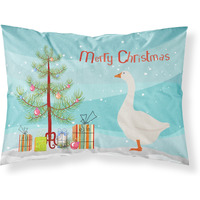 "Caroline's Treasures Embden Goose Christmas Pillowcase, Standard, Multicolor"