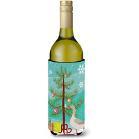 "Caroline's Treasures Steinbacher Goose Christmas Decorative Bottle Hugger, 750ml, Multicolor"