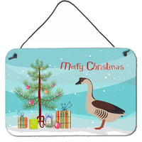 "Caroline's Treasures Chinese Goose Christmas Metal Print, 8"" x 12"""