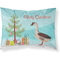 "Caroline's Treasures Chinese Goose Christmas Pillowcase, Standard, Multicolor"