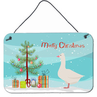 "Caroline's Treasures Roman Goose Christmas Metal Print, 8"" x 12"", Multicolor"