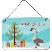 "Caroline's Treasures African Goose Christmas Metal Print, 8"" x 12"", Multicolor"