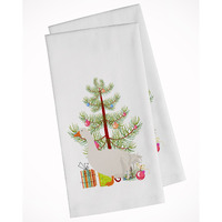 Sebastopol Goose Christmas White Kitchen Towel Set of 2