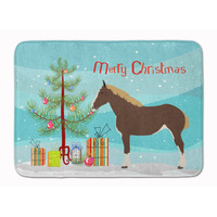 "Caroline's Treasures Percheron Horse Christmas Floor Mat, 19"" x 27"", Multicolor"