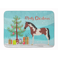 "Caroline's Treasures Pinto Horse Christmas Floor Mat, 19"" x 27"", Multicolor"