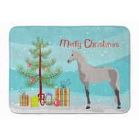"Caroline's Treasures Orlov Trotter Horse Christmas Floor Mat, 19"" x 27"", Multicolor"