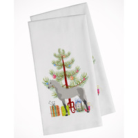 Orlov Trotter Horse Christmas White Kitchen Towel Set of 2
