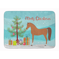 "Caroline's Treasures Arabian Horse Christmas Floor Mat, 19"" x 27"", Multicolor"