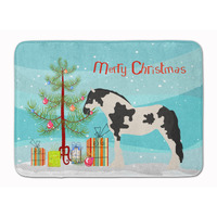 "Caroline's Treasures Cyldesdale Horse Christmas Floor Mat, 19"" x 27"", Multicolor"