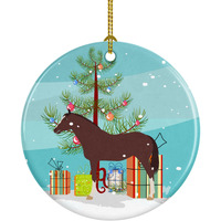 Caroline's Treasures English Thoroughbred Horse Christmas Ceramic Ornament