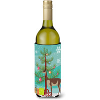 "Caroline's Treasures Vicugna or Vicuna Christmas Decorative Bottle Hugger, 750ml, Multicolor"