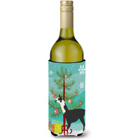 "Caroline's Treasures Llama Q' Ara Christmas Decorative Bottle Hugger, 750ml, Multicolor"