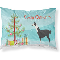 "Caroline's Treasures Llama Q' Ara Christmas Pillowcase, Standard, Multicolor"