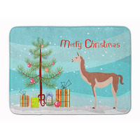 "Caroline's Treasures Guanaco Christmas Floor Mat, 19"" x 27"", Multicolor"