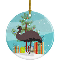 Caroline's Treasures Emu Christmas Ceramic Ornament