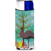 "Caroline's Treasures Emu Christmas Decorative Can Hugger, Slim, Multicolor"