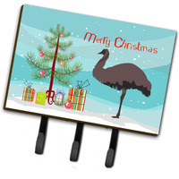 "Caroline's Treasures Emu Christmas Indoor/Outdoor Wall Hook, Triple"
