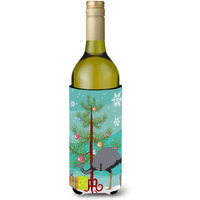 "Caroline's Treasures Rhea Christmas Decorative Bottle Hugger, 750ml, Multicolor"