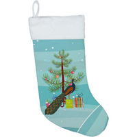 "Caroline's Treasures Indian Peacock Peafowl christmas-stockings, Multicolor"