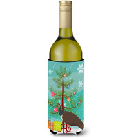 "Caroline's Treasures Indian Peahen Peafowl Christmas Decorative Bottle Hugger, 750ml, Multicolor"