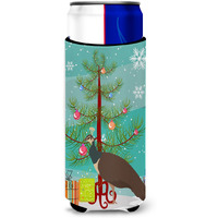 "Caroline's Treasures Indian Peahen Peafowl Christmas Decorative Can Hugger, Slim, Multicolor"