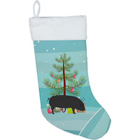 "Caroline's Treasures Devon Large Black Pig christmas-stockings, Multicolor"