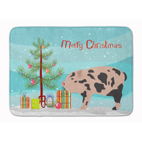 "Caroline's Treasures Mini Miniature Pig Christmas Floor Mat, 19"" x 27"", Multicolor"