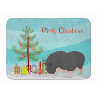 "Caroline's Treasures Vietnamese Pot-Bellied Pig Christmas Floor Mat, 19"" x 27"", Multicolor"