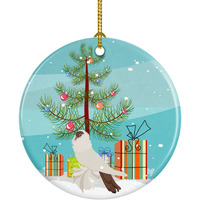 Caroline's Treasures German Helmet Pigeon Christmas Ceramic Ornament