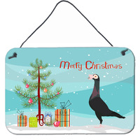 "Caroline's Treasures English Carrier Pigeon Christmas Metal Print, 8"" x 12"", Multicolor"