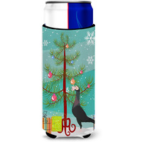 "Caroline's Treasures English Carrier Pigeon Christmas Decorative Can Hugger, Slim, Multicolor"