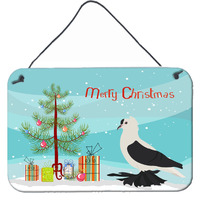 "Caroline's Treasures Saxon Fairy Swallow Pigeon Christmas Metal Print, 8"" x 12"""