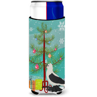 "Caroline's Treasures Saxon Fairy Swallow Pigeon Christmas Decorative Can Hugger, Slim, Multicolor"