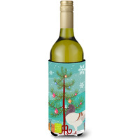 "Caroline's Treasures German Modena Pigeon Christmas Decorative Bottle Hugger, 750ml, Multicolor"