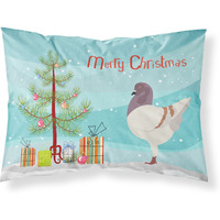 "Caroline's Treasures German Modena Pigeon Christmas Pillowcase, Standard, Multicolor"