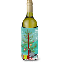 "Caroline's Treasures Racing Pigeon Christmas Decorative Bottle Hugger, 750ml, Multicolor"