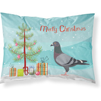 "Caroline's Treasures Racing Pigeon Christmas Pillowcase, Standard, Multicolor"