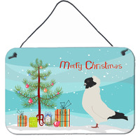 "Caroline's Treasures Nun Pigeon Christmas Metal Print, 8"" x 12"", Multicolor"