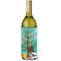 "Caroline's Treasures English Pouter Pigeon Christmas Decorative Bottle Hugger, 750ml, Multicolor"