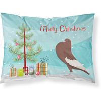 "Caroline's Treasures English Pouter Pigeon Christmas Pillowcase, Standard, Multicolor"