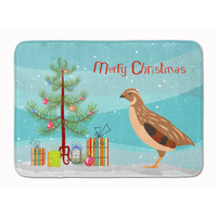 "Caroline's Treasures Golden Phoenix Quail Christmas Floor Mat, 19"" x 27"", Multicolor"