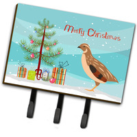 "Caroline's Treasures Golden Phoenix Quail Christmas Wall Hook, Triple, Multicolor"