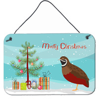 "Caroline's Treasures Chinese Painted or King Quail Christmas Print, 8"" x 12"", Multicolor"