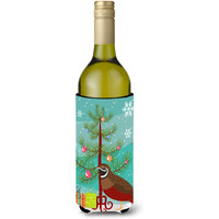 "Caroline's Treasures Chinese Painted or King Quail Christmas Decorative Bottle Hugger, 750ml, Multicolor"