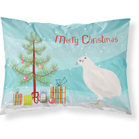 "Caroline's Treasures Texas Quail Christmas Pillowcase, Standard, Multicolor"